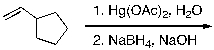 What is the expected major product for the following reaction?   A)    B)    C)    D)    E)   