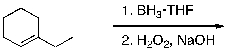 What is the expected major product for the following reaction sequence?   A)    B)    C)    D)    E)   