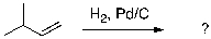 Provide the organic product(s)  for the reaction shown below.   A)    B)    C)    D)    E)   