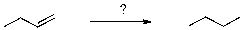 Which of the following sets of reagents accomplishes the transformation shown below?   A)  H<sub>2</sub>/HCl B)  H<sub>2</sub>/H<sub>2</sub>SO<sub>4</sub> C)  H<sub>2</sub>/Ni D)  H<sub>2</sub>O/Ni E)  H<sub>2</sub>O/H<sub>2</sub>SO<sub>4</sub>