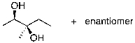 An unknown alkene was reacted with MCPBA in dichloromethane, followed by work-up with H<sub>2</sub>O/H<sup>+</sup>. A racemic mixture of the compound shown below was obtained. What is correct name of the starting alkene?   A)  (Z) -3-methylpent-2-ene B)  (E) -3-methylpent-2-ene C)  2-methylpent-2-ene D)  2,3-dimethylbut-2-ene E)  none of the above