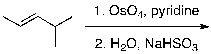 What is the expected major product for the following reaction sequence?   A)    B)    C)    D)    E)  None of the above