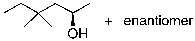 What is the expected major product for the following reaction sequence?   A)    B)    C)    D)    E)   