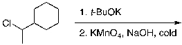 What is the expected major product of the following reaction sequence?   A)    B)    C)    D)    E)   