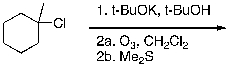 What is the expected major product of the following reaction sequence?   A)    B)    C)    D)    E)   