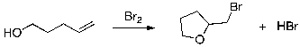 For the following transformation below, provide a detailed step-wise mechanism showing the electron flow using the curved arrow formalism.  