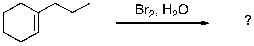 For the following reaction draw out the expected major organic product(s). Include regiochemical and/or stereochemical details as relevant, and provide a short justification for the product(s) drawn.  
