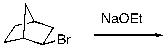 Draw the major product of the following elimination.  