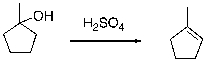 What is the first step of the following dehydration?     A)    B)    C)    D)   
