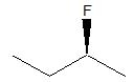 What is the IUPAC name for the following compound?   A)  3-Fluorobutane B)  2-Fluorobutane C)  (S) -2-Fluorobutane D)  (R) -2-Fluorobutane