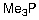 Identify the nucleophilic atom in the following molecule.   A)  P B)  C C)  H D)  Me