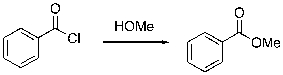 Which of the following is the electrophilic site in the reactants of the following reaction?   A)  C of carbonyl B)  O of carbonyl C)  Cl D)  O of alcohol