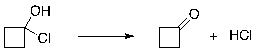  Consider the following reaction. What patterns of arrow pushing are likely involved in the formation of the product? Would you expect the  \Delta S for the reaction to be positive or negative?   