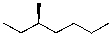 Which of the following is the correct IUPAC name of the following structure?   A)  (S) -2-ethylhexane B)  (S) -3-methylheptane C)  (R) -2-ethylhexane D)  (R) -3-methylheptane