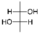 Convert the following Fischer projection into a wedge/dash drawing.  