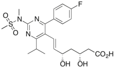 How many possible stereoisomers are there for Crestor  (rosuvastatin) , a medication used to reduce cholesterol?   A)  2 B)  4 C)  6 D)  8
