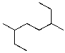 What is the IUPAC name of the following compound?   A)  2,5-diethylhexane B)  3,6-dimethyloctane C)  2-ethyl-5-methylheptane D)  2,5-dimethylheptane