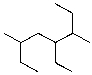 What is the IUPAC name of the following compound?   A)  2,3,5-triethylhexane B)  2,4,5-triethylhexane C)  2,4-diethyl-5-methylheptane D)  4-ethyl-3,6-dimethyloctane