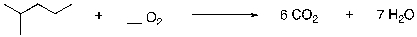 What is the correct stoichiometry of oxygen for the balanced oxidation reaction?  