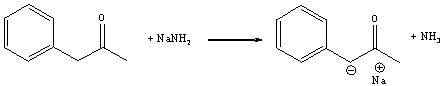 Identify the acid and the base and provide a curved arrow mechanism for the following reaction.  