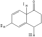 Rank the indicated protons in decreasing order (most to least)  of acidity.   A)  II>I>III B)  II>III>I C)  I>III>II D)  I>II>III E)  III>II>I
