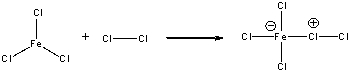 For the following reaction, identify the Lewis acid and the Lewis base and draw the curved arrow mechanism.  