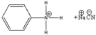 For the following reaction identify the acid and the base and predict the products. Draw the curved arrow mechanism for the formation of products and predict the direction of the equilibrium.  