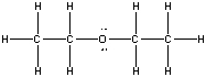 What is the molecular formula for the following compound?   A)  C<sub>2</sub>H<sub>6</sub>O B)  C<sub>4</sub>H<sub>6</sub>O C)  C<sub>4</sub>H<sub>10</sub>O D)  C<sub>2</sub>H<sub>4</sub>O E)  None of these