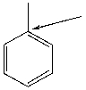 How many H atoms are connected to the indicated carbon atom?   A)  one B)  two C)  three D)  four E)  none