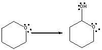 For the following transformation how many H atoms are added or lost?   A)  Added one B)  Added two C)  Lost one D)  Lost two E)  No change