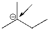 How many hydrogen atoms are connected to the indicated carbon atom?   A)  one B)  two C)  three D)  four E)  none