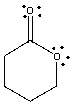 Provide the curved arrow(s) to draw a resonance structure for the following compound.  