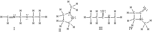 Which of the following compounds are constitutional isomers of each other?   A)  I & II B)  III & IV C)  I, II & III D)  I & IV E)  All of these