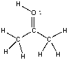 What is the formal charge on oxygen in the following structure?   A)  0 B)  1+ C)  2+ D)  1- E)  2-