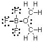 What are the formal charges on boron and oxygen in the following structure?   A)  B = 1-, O = 1- B)  B = 1-, O = 1+ C)  B = 1+, O = 1+ D)  B = 1+, O = 1- E)  B = 1-, O = 0