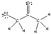  For the following compound identify the polar covalent bonds and indicate the direction of dipole moment using   \delta + and   \delta -.   