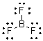 What is the hybridization state of the boron atom in the following compound?   A)  sp B)  sp<sup>2</sup> C)  sp<sup>3</sup> D)  sp<sup>3</sup>d E)  s<sup>2</sup>p