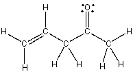  The  \sigma  bond that is part of C=C in the following compound results from the overlap of which orbitals?   A)  sp-sp<sup>2</sup> B)  sp-sp<sup>3</sup> C)  sp<sup>2</sup>-sp<sup>2</sup> D)  sp<sup>2</sup>-sp<sup>3</sup> E)  sp<sup>3</sup>-sp<sup>2</sup> 