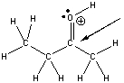 What is the approximate bond angle around the indicated carbon atom?   A)  60<sup>0</sup> B)  90<sup>0</sup> C)  109.5<sup>0</sup> D)  120<sup>0</sup> E)  180<sup>0</sup>