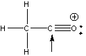 What is the approximate bond angle around the indicated carbon atom?   A)  60<sup>0</sup> B)  90<sup>0</sup> C)  109.5<sup>0</sup> D)  120<sup>0</sup> E)  180<sup>0</sup>