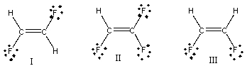 Rank the following compounds in order of decreasing (highest to lowest)  dipole moment.   A)  I>II>III B)  II>III>I C)  I>III>II D)  III>II>I E)  II>I>III
