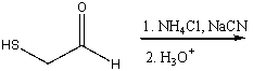 Which amino acid is produced from the following reaction?   A)  methionine B)  serine C)  cysteine D)  lysine E)  none of these