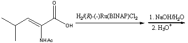 Provide the structure of the amino acid produced from the following reaction sequence.  