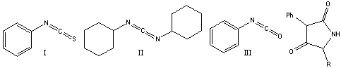 Which of the following reagent(s)  is(are)  used to remove the N-terminus amino acid residue using Edman degradation?   A)  I B)  II C)  III D)  IV E)  none of these