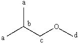 Which of the following is the maximum multiplicity observed for H<sub>b</sub> protons in the following compound? Assume that J<sub>ab</sub> and J<sub>bc</sub> values are different.   A)  9 B)  12 C)  21 D)  24 E)  none of these