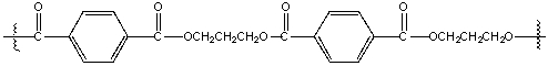 Provide the structure of monomer(s)that would produce the following condensation polymer.  