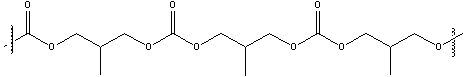 Provide the structure of monomer(s)that would produce the following condensation polymer?  