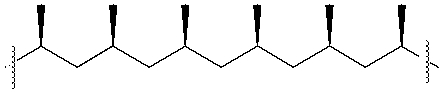 Which of the following best describes the polymer shown below?   A) atactic B) isotactic C) syndiotactic D) antidiotactic E) none of these