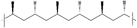 Which of the following best describes the polymer shown below?   A) atactic B) isotactic C) syndiotactic D) antidiotactic E) none of these