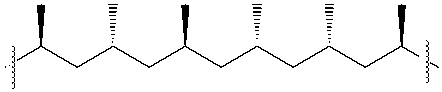 Which of the following best describes the polymer shown below?   A) atactic B) isotactic C) syndiotactic D) antidiotactic E) none of these